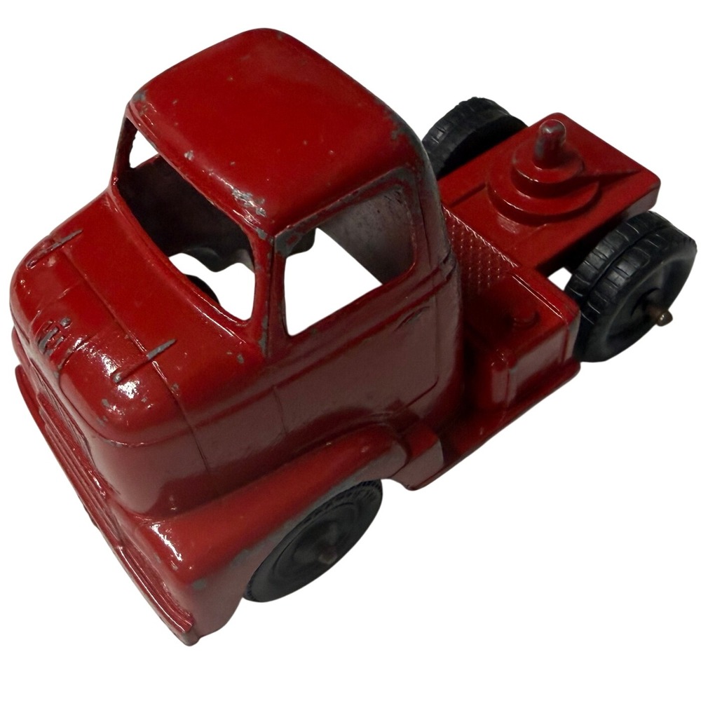 Vintage Wyandotte Toys Red Pressed Steel Semi Truck Cab COE 1940s 1950s